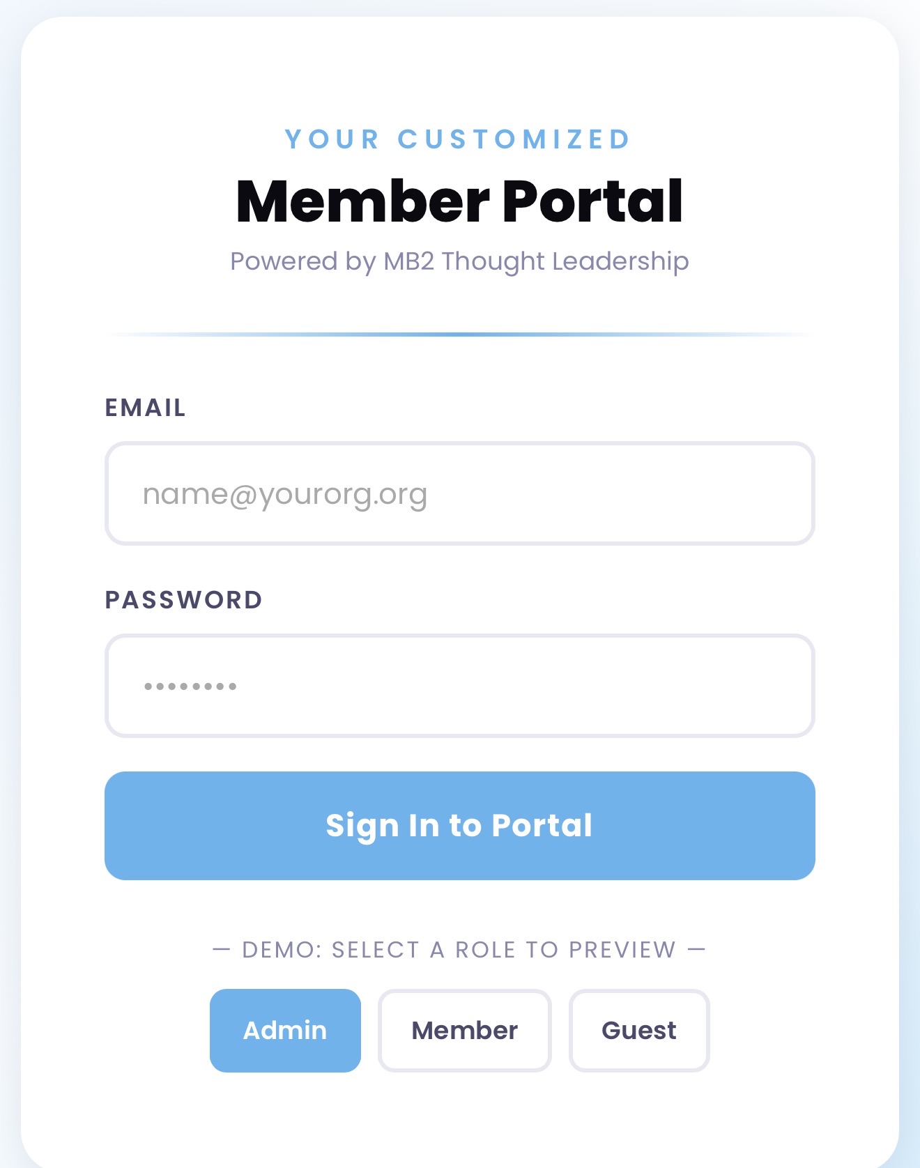Portal Login